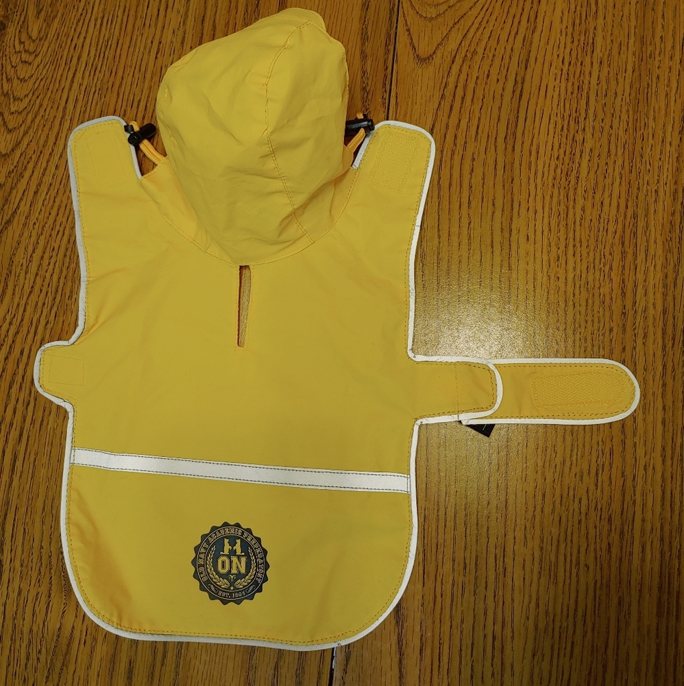 Old Navy reflective dog raincoat